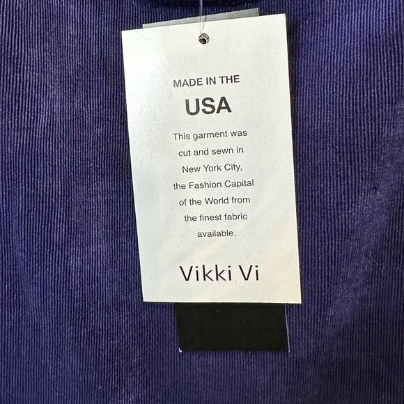 Vikki Vi Classic Royal Blue Tank - 3X - Picture 5 of 6